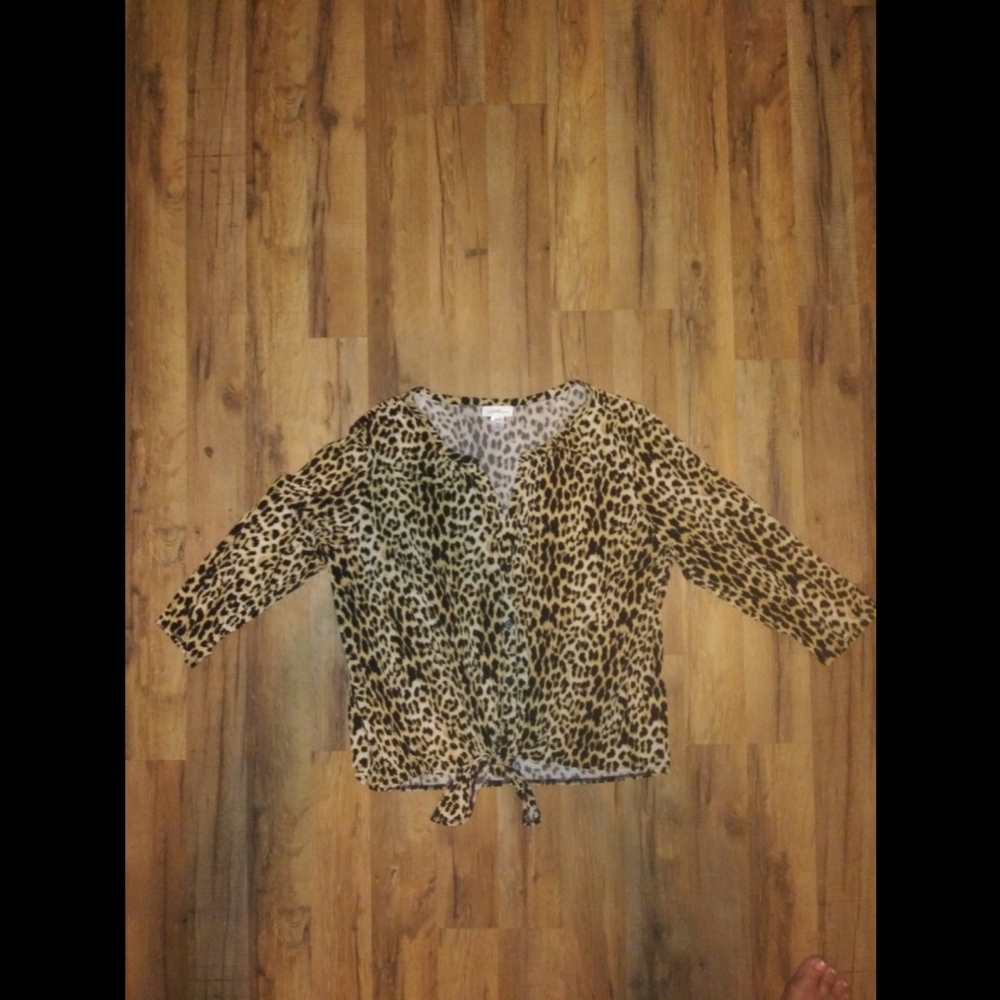 Jaclyn Smith Leopard Top